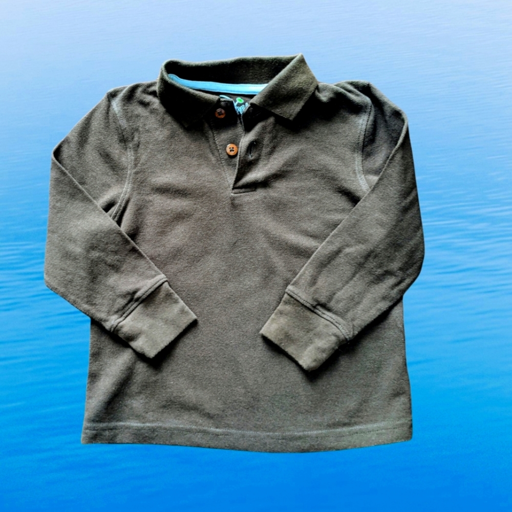 Toddle Boy  Long Sleeve Collared Top 2 Piece Bundle Size 3T - Picture 4 of 5